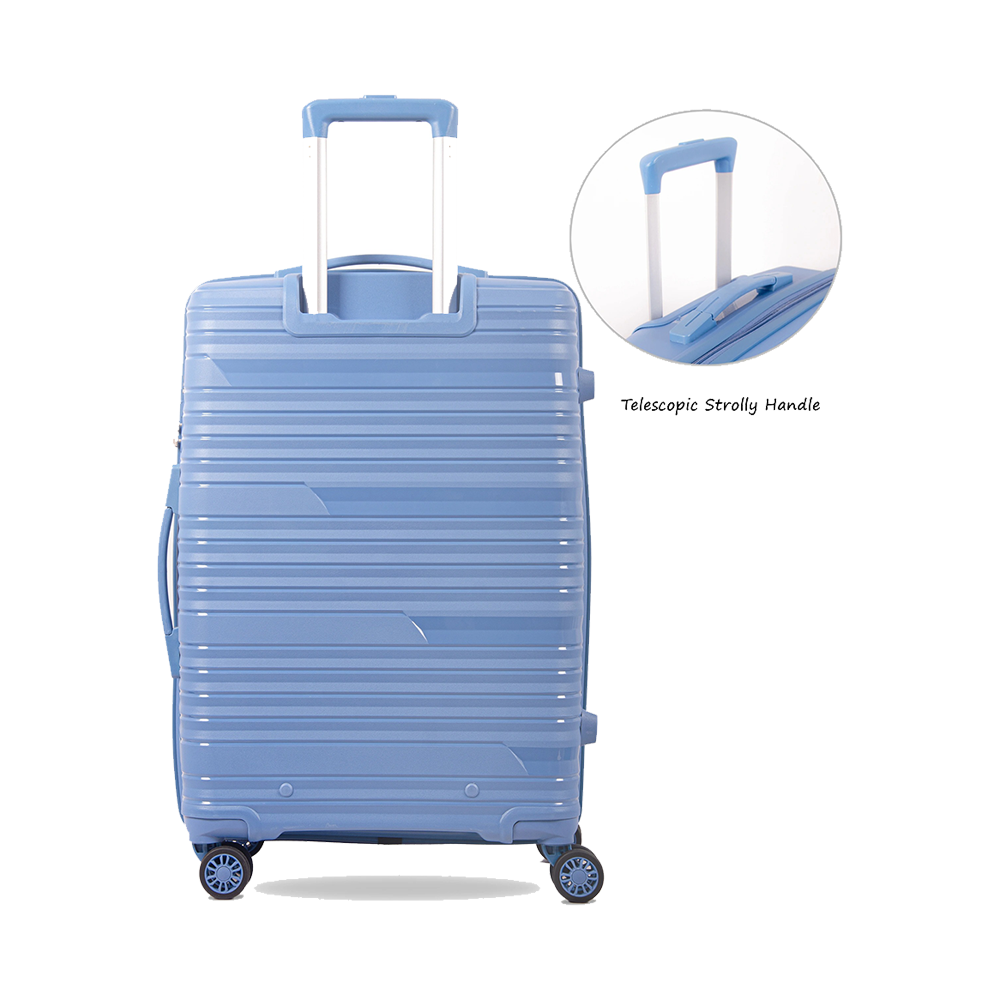 Matrix 2-Piece Trolley Luggage Set – Olive Green & Ocean Blue VIP