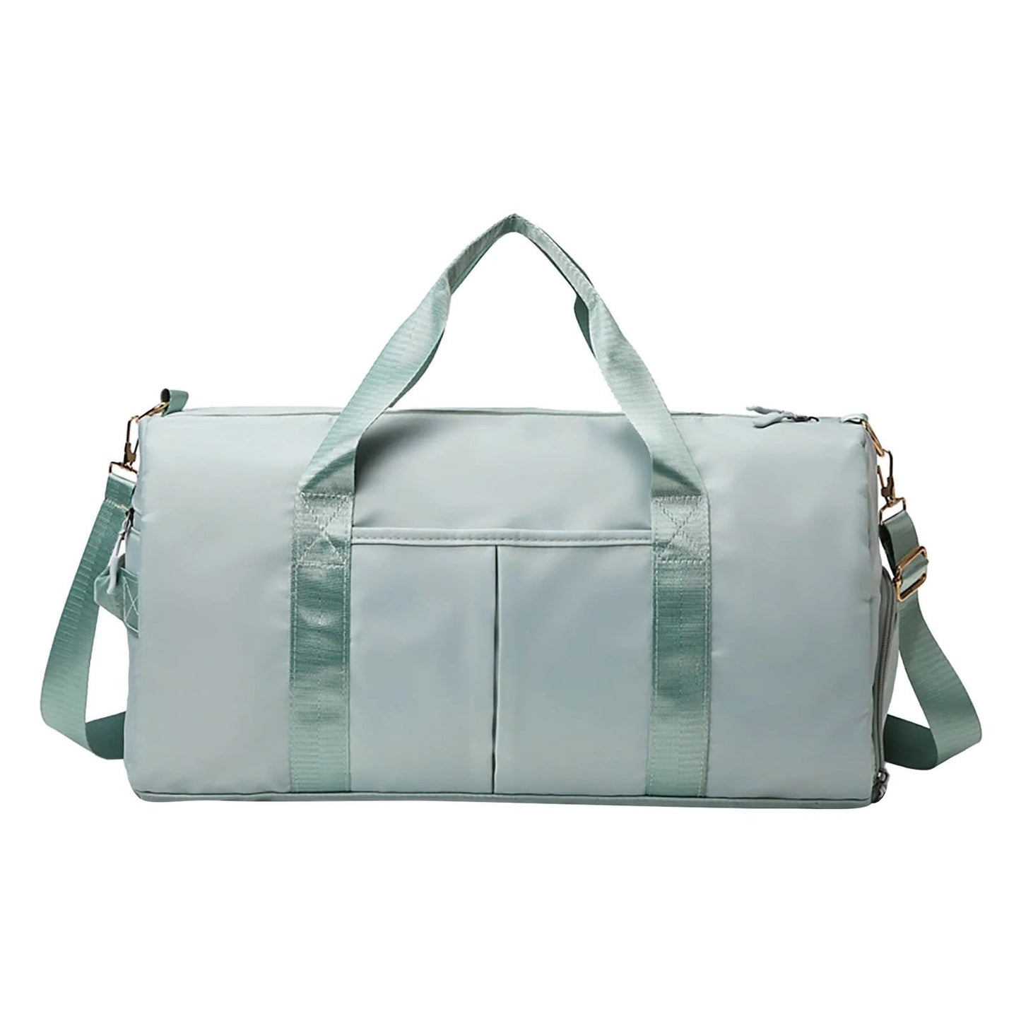 Gym duffel bag, sports bag, Travel duffle with shoe compartment, wet dry gym bag, waterproof gym bag, fitness travel bag