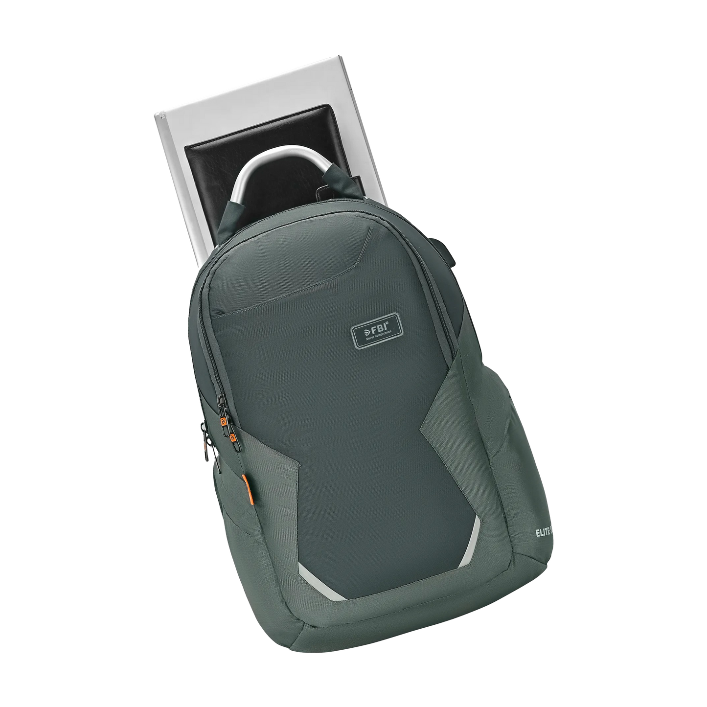 FABCO S-194-Backpack Bag 3 Compartment 3 Pockets Aluinium Handle Trolley Handle Strap With Velvet Cover Laptop Compartment