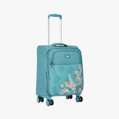 Genie Bloom Soft Luggage Set of 3 Pcs - Teal