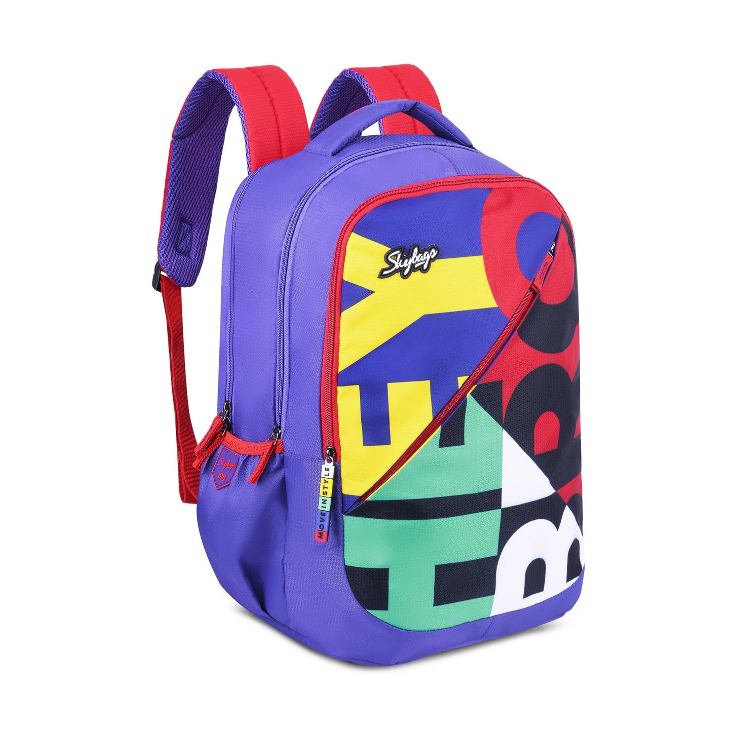 Skybags Squad 01 School Backpack Purple