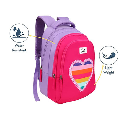 Genie Heartbeat 17" Junior Backpack - Pink