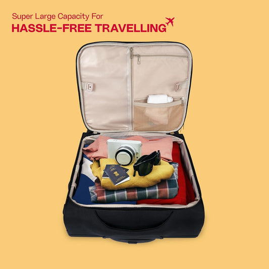 Overnighter Laptop Trolley Bag | Overnighter Laptop Roller Case | Cabin Luggage | Overnight Business Trolley Bag | Cabin Overnighter Pilot Trolley