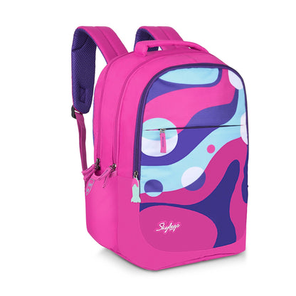 Skybags Squad 03 School Backpack Pink