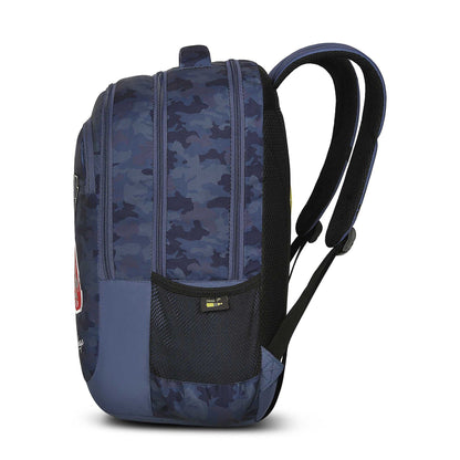 Skybags Squad 09 School Backpack Camo