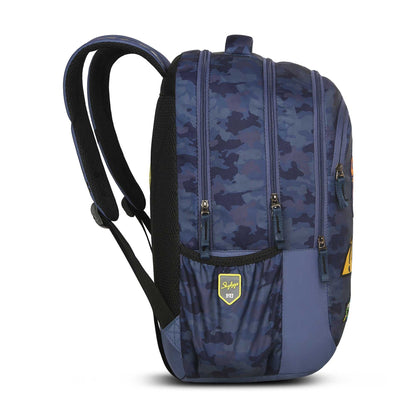 Skybags Squad 09 School Backpack Camo