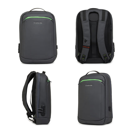 Nasher Miles Queens Passenger Workpack 22 Liters Water Resistant, Padded, Premium Reversed Polyester Laptop Backpack | Number Lock with USB charging| Unisex | Ideal For Office