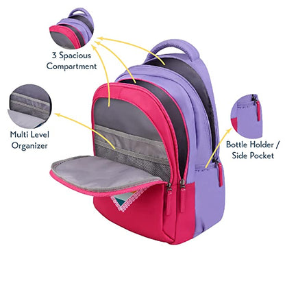 Genie Heartbeat 17" Junior Backpack - Pink