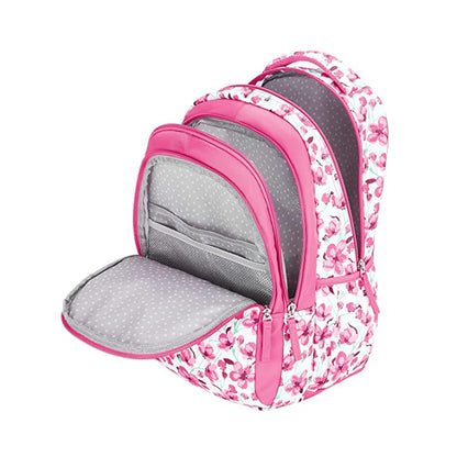 Genie Camellia 17" School Backpack - Pink