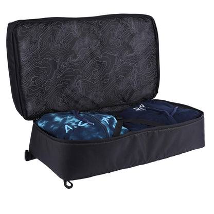 Arctic Fox Rainbow Duffel Bag with Multiple Compartments, Black