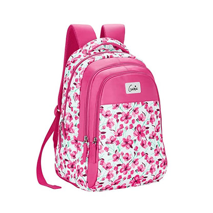 Genie Camellia 17" School Backpack - Pink