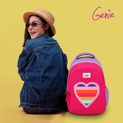 Genie Heartbeat 17" Junior Backpack - Pink