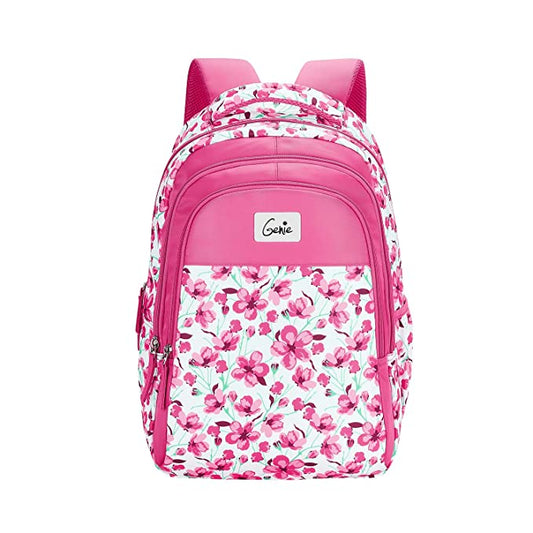 Genie Camellia 17" School Backpack - Pink