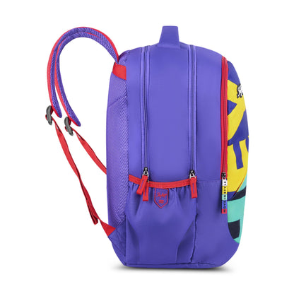 Skybags Squad 01 School Backpack Purple