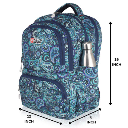 Ethnic Backpack – Printed Bag for College, Office & Travel - Fifth Gear
