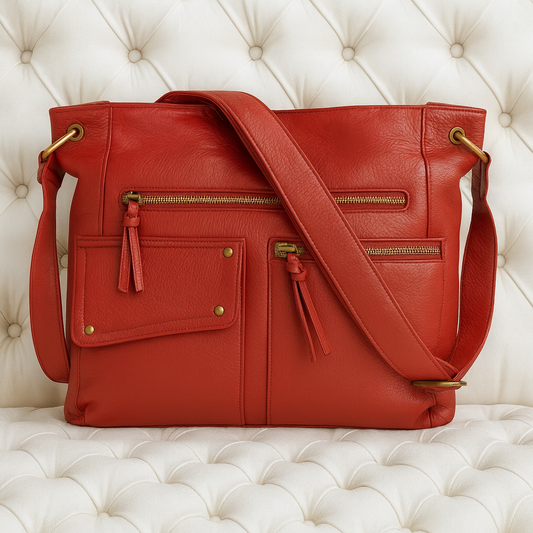 Classic Leather Sling Bag – Stylish & Practical