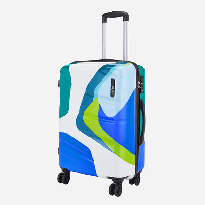 Chroma Plus Hard luggage with TSA, Dual Wheel and Detailed Interiors - Printed