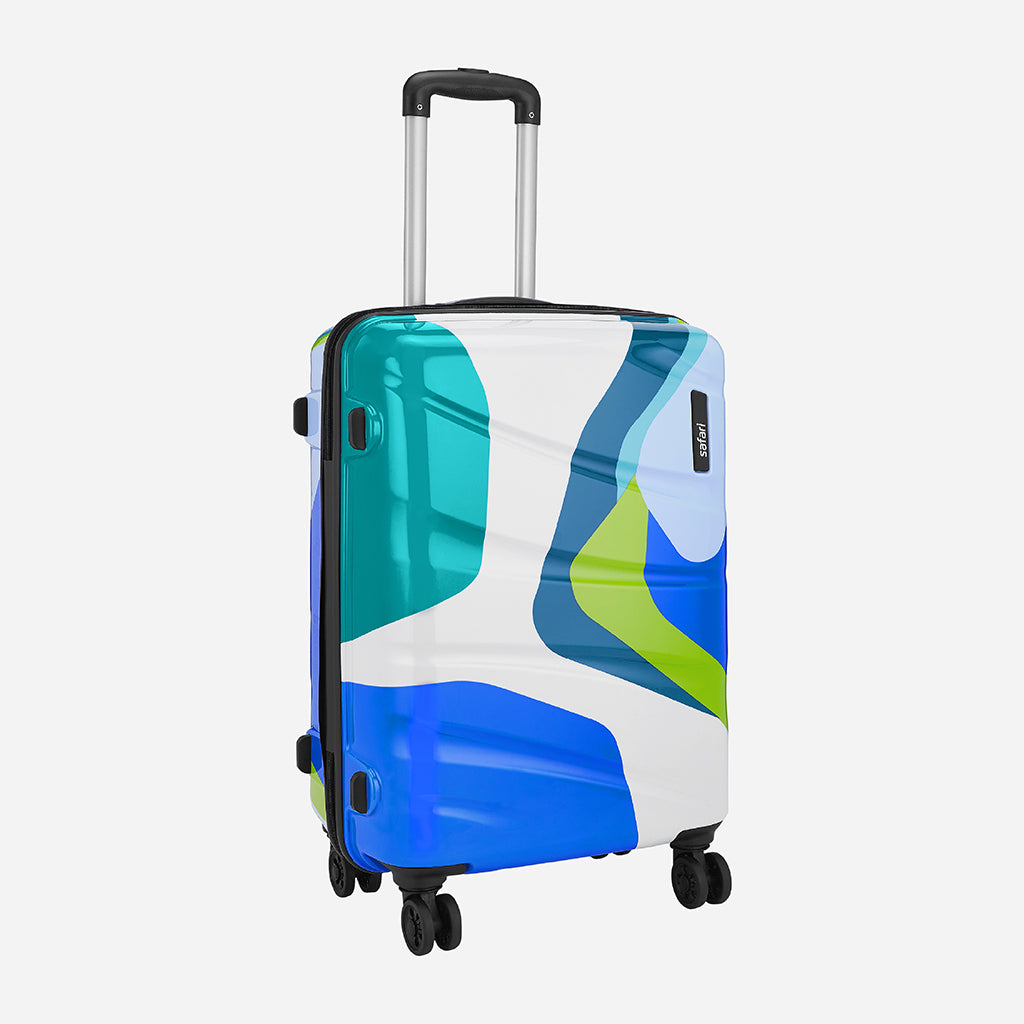 Chroma Plus Hard luggage with TSA, Dual Wheel and Detailed Interiors - Printed