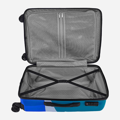 Chroma Plus Hard luggage with TSA, Dual Wheel and Detailed Interiors - Printed