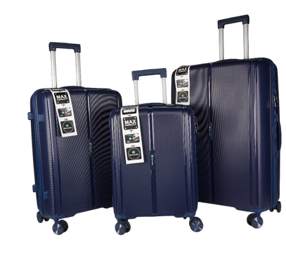 Bencardo Lilyy 3-Piece Hard Luggage Set | 20" 24" 28" | Durable & Stylish Travel Bags