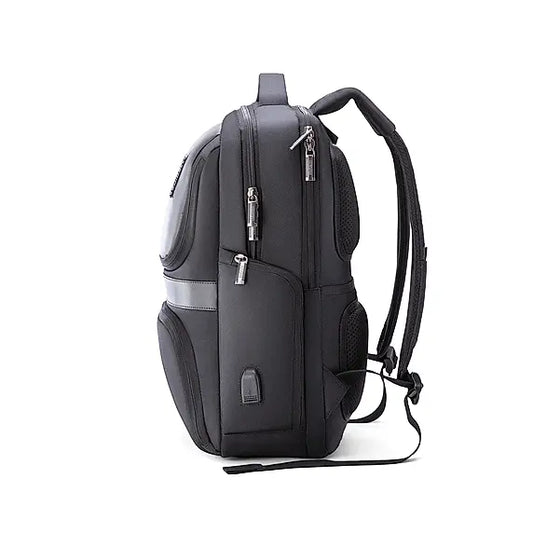 American Tourister Rubio Polyester Zip Closure Laptop Backpack (BLACK, FREE SIZE)
