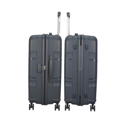 American Tourister KrossPlus Polycarbonate Hardsided Luggage- Black