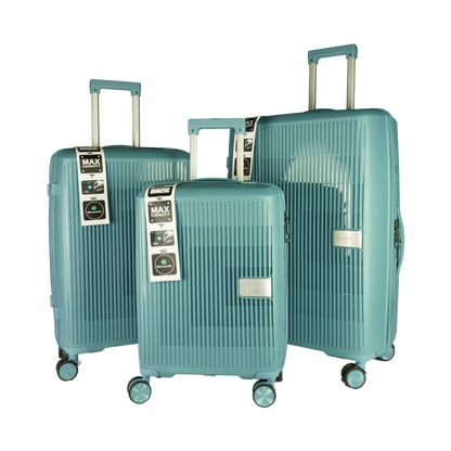 Bencardo Lotus Hard-Shell Travel Luggage Set (20/24/28) | Elegant & Durable