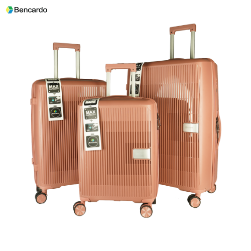 Bencardo Lotus Hard-Shell Travel Luggage Set (20/24/28) | Elegant & Durable