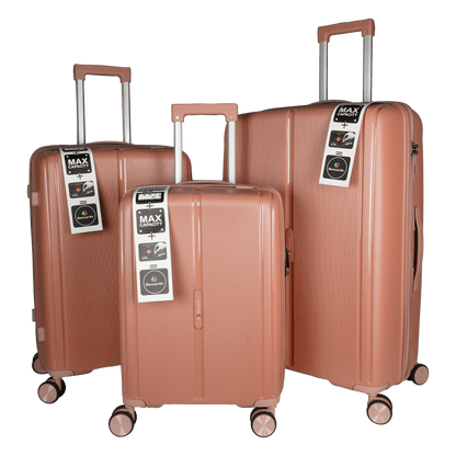 Bencardo Lilyy 3-Piece Hard Luggage Set | 20" 24" 28" | Durable & Stylish Travel Bags