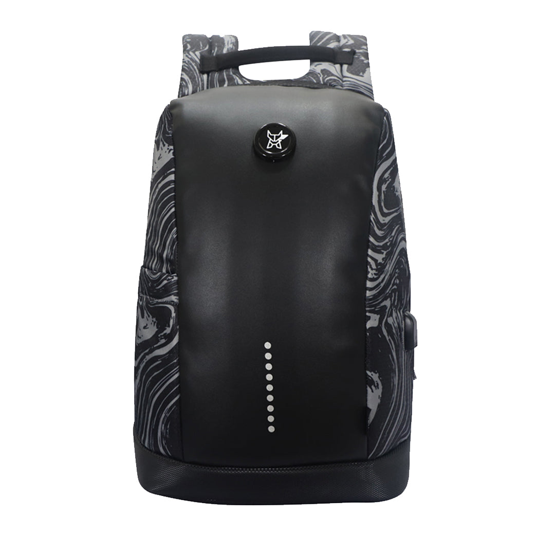 Arctic Fox Slope Anti-Theft Marble Black Laptop bag and Backpack