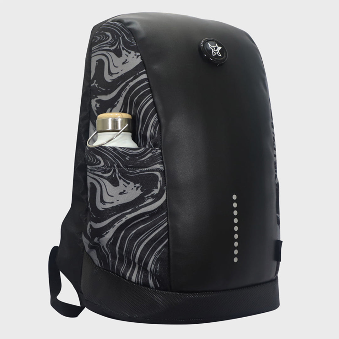 Arctic Fox Slope Anti-Theft Marble Black Laptop bag and Backpack