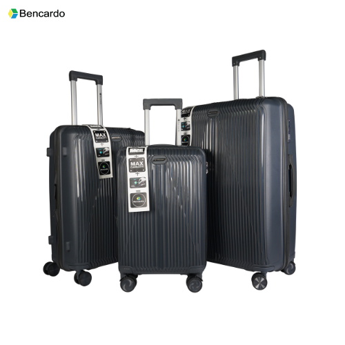 Bencardo Taraa 3Pc Lightweight Trolley Luggage Set – Cabin, Medium & Large