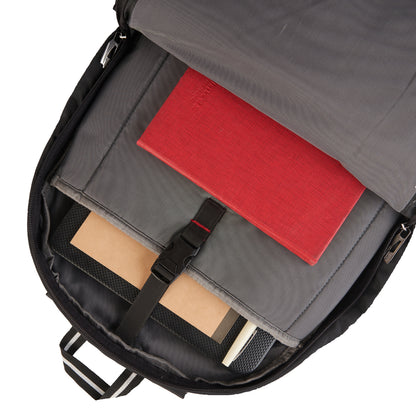 BAG FACTORY Casual Water Resistant Backpack with USB Charging Port 38 Ltrs