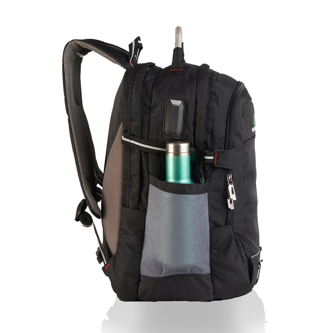BAG FACTORY Casual Water Resistant Backpack with USB Charging Port 38 Ltrs