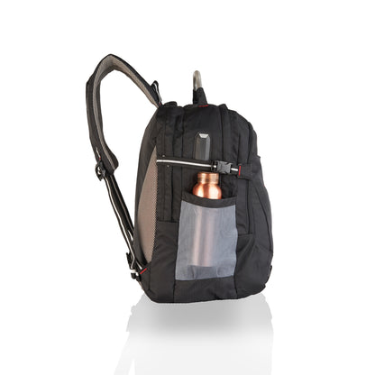 BAG FACTORY Casual Water Resistant Backpack with USB Charging Port 38 Ltrs