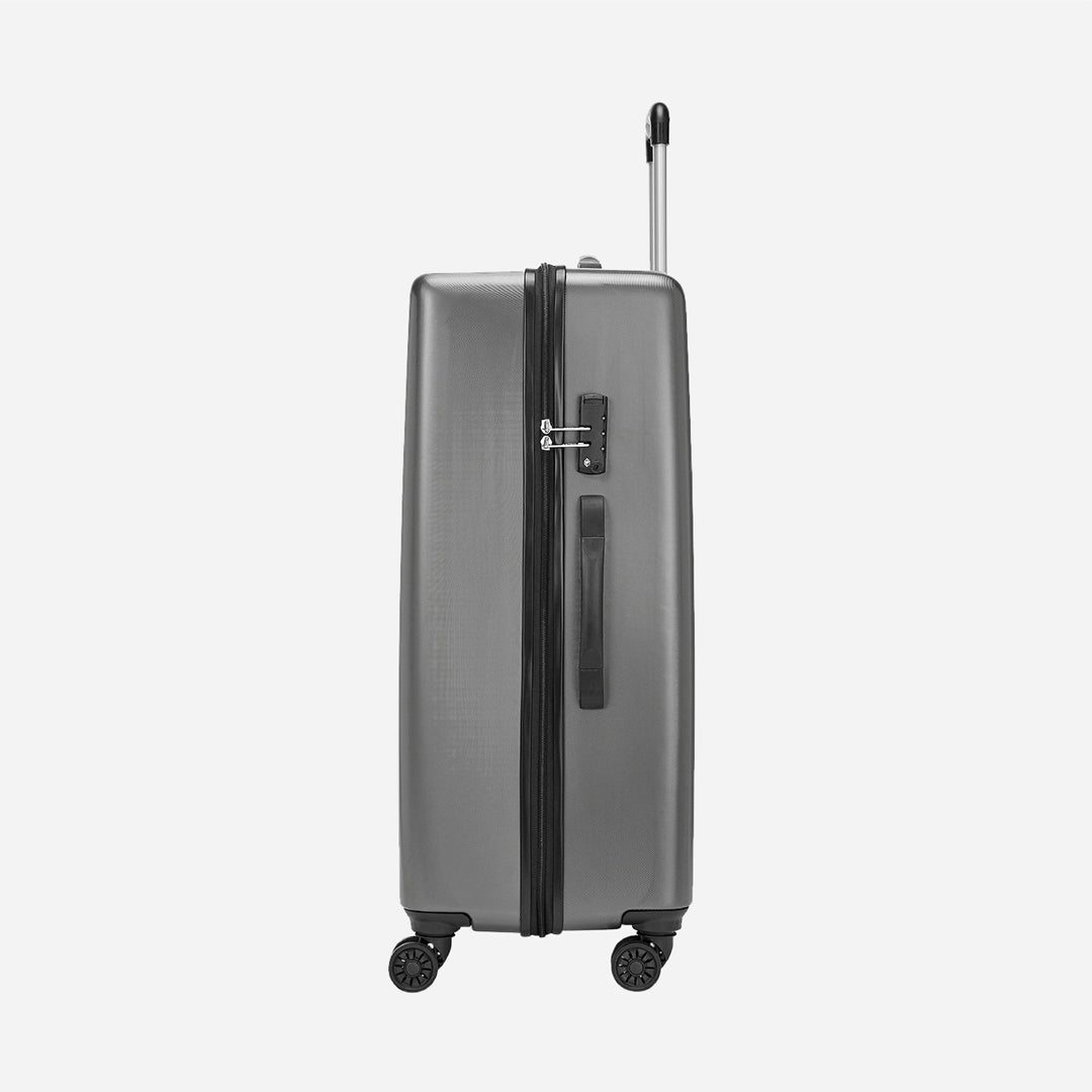 Safari Cargo Neo (Medium)Hard Luggage with TSA lock and Dual Wheels - Gun Metal