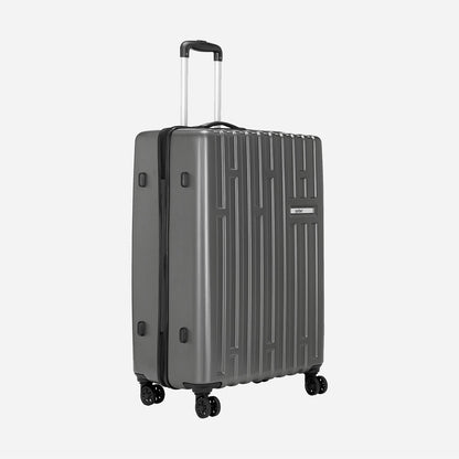 Safari Cargo Neo (Medium)Hard Luggage with TSA lock and Dual Wheels - Gun Metal