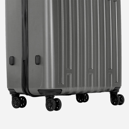 Safari Cargo Neo (Medium)Hard Luggage with TSA lock and Dual Wheels - Gun Metal