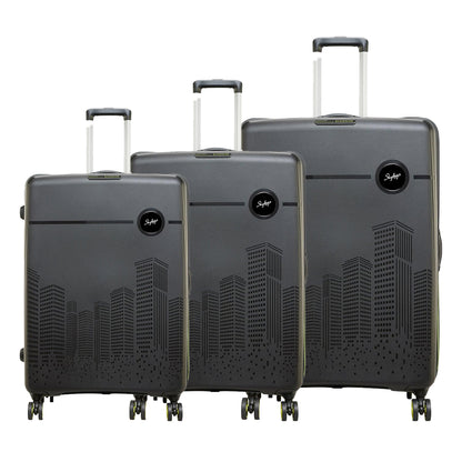 Skybags Cityscape Jet Black Polypropylene Hard Trolley