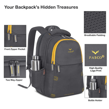 Fabco Laptop  Lightweight Backpack For Office & College