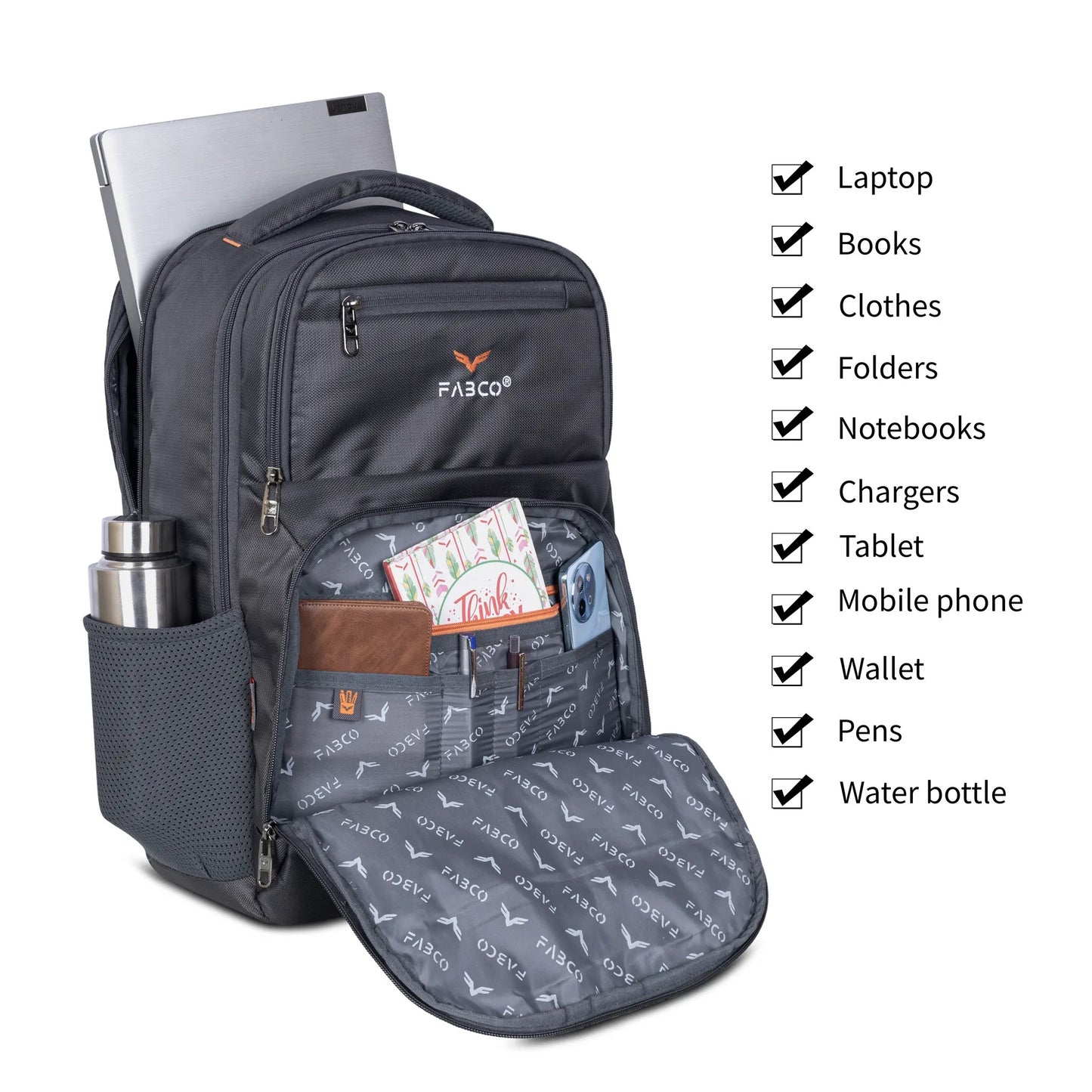 Fabco FBI Gray Elite Series Bag Built With High-Quality Durable Materials
