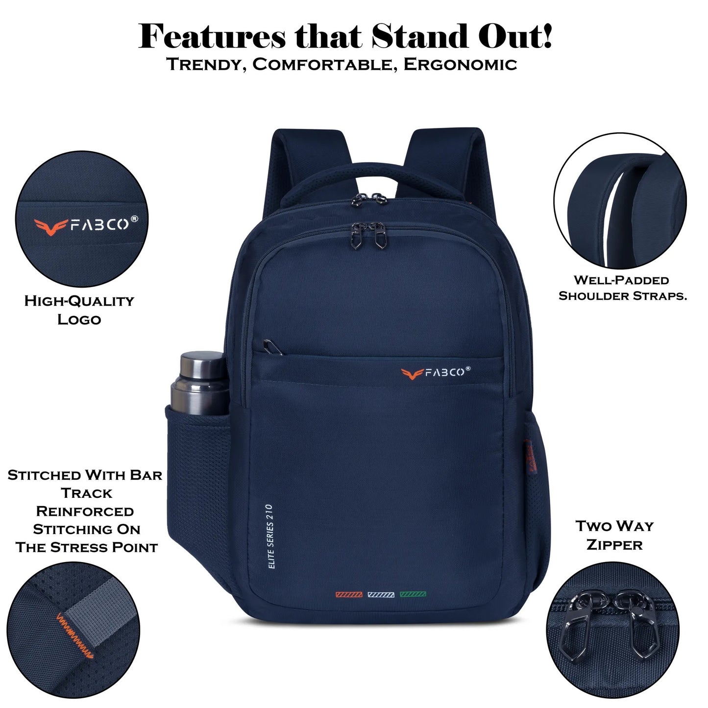 Fabco Laptop Backpack, Backpack For Office & College