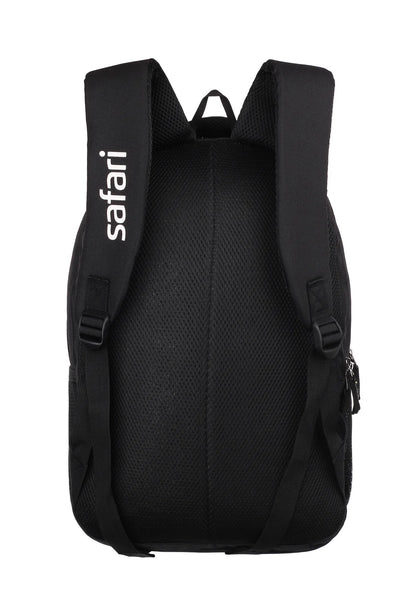 Safari Trixy Pro 32L Backpack – Multi-Pocket Polyester Bag for Men & Women (Black, 2 Compartments)