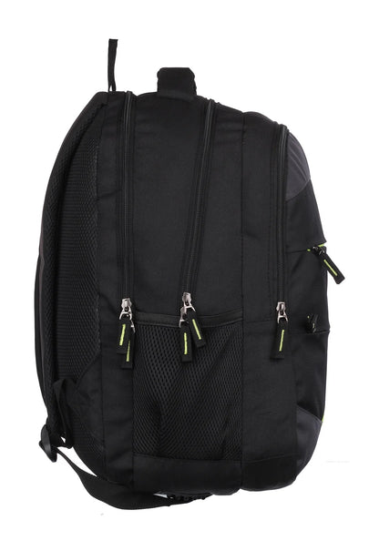 Safari Trixy Pro 32L Backpack – Multi-Pocket Polyester Bag for Men & Women (Black, 2 Compartments)