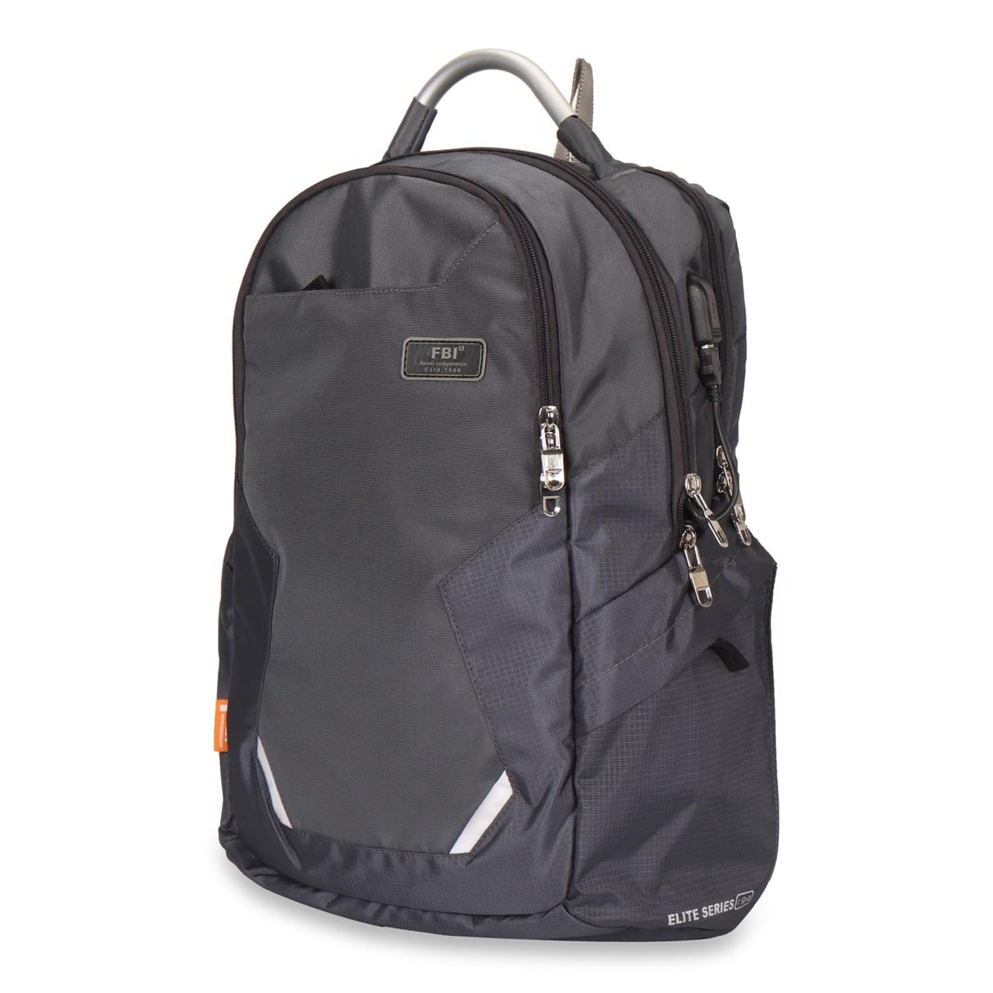 FABCO S-194-Backpack Bag 3 Compartment 3 Pockets Aluinium Handle Trolley Handle Strap With Velvet Cover Laptop Compartment