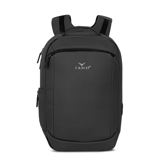FABCO® Urban Pro 16-Inch Laptop Backpack | Waterproof Office Bag with USB Port, Anti-Theft Pockets & Trolley Strap