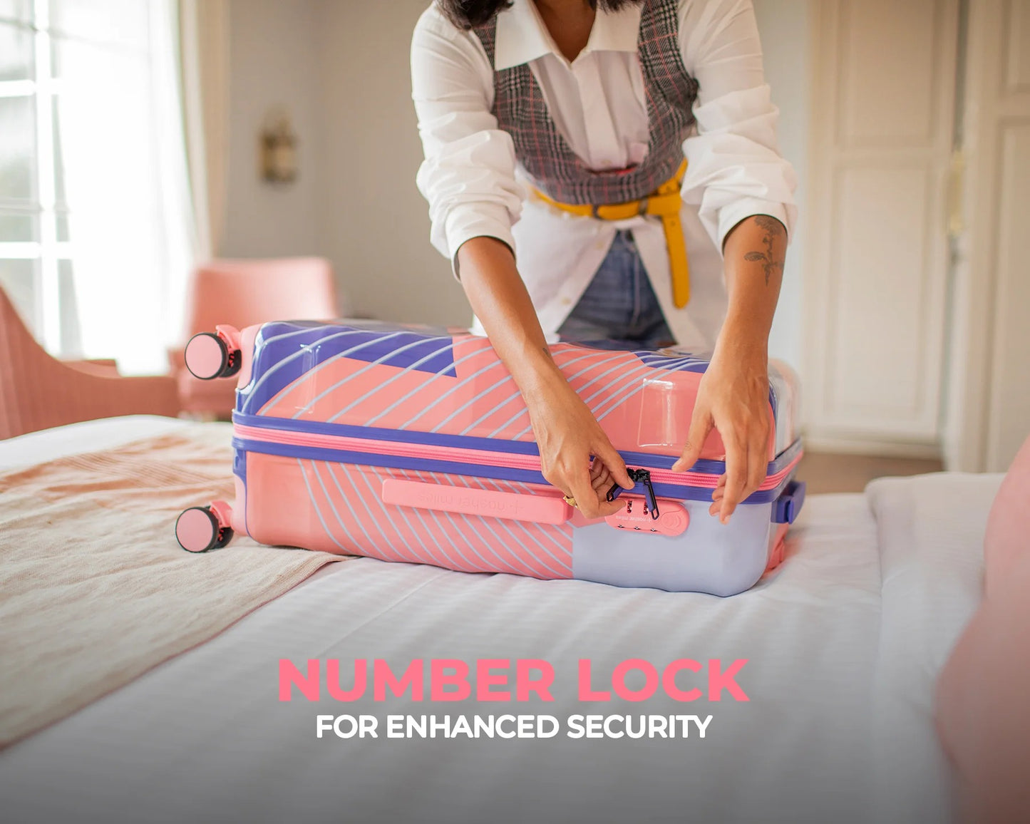 Nasher Mile's Chicago Lightweight Medium 24-Inch Hard-Side Luggage