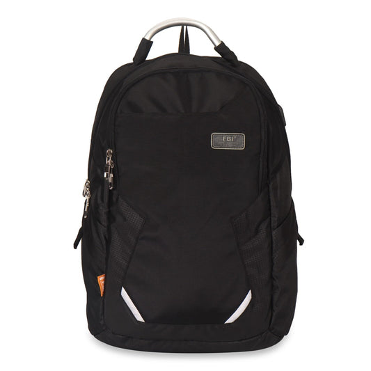 FABCO S-194-Backpack Bag 3 Compartment 3 Pockets Aluinium Handle Trolley Handle Strap With Velvet Cover Laptop Compartment