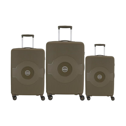 American Tourister Kamiliant Might 3-Piece Lightweight Spinner Luggage Set (55/68/79 cm) – Military Olive