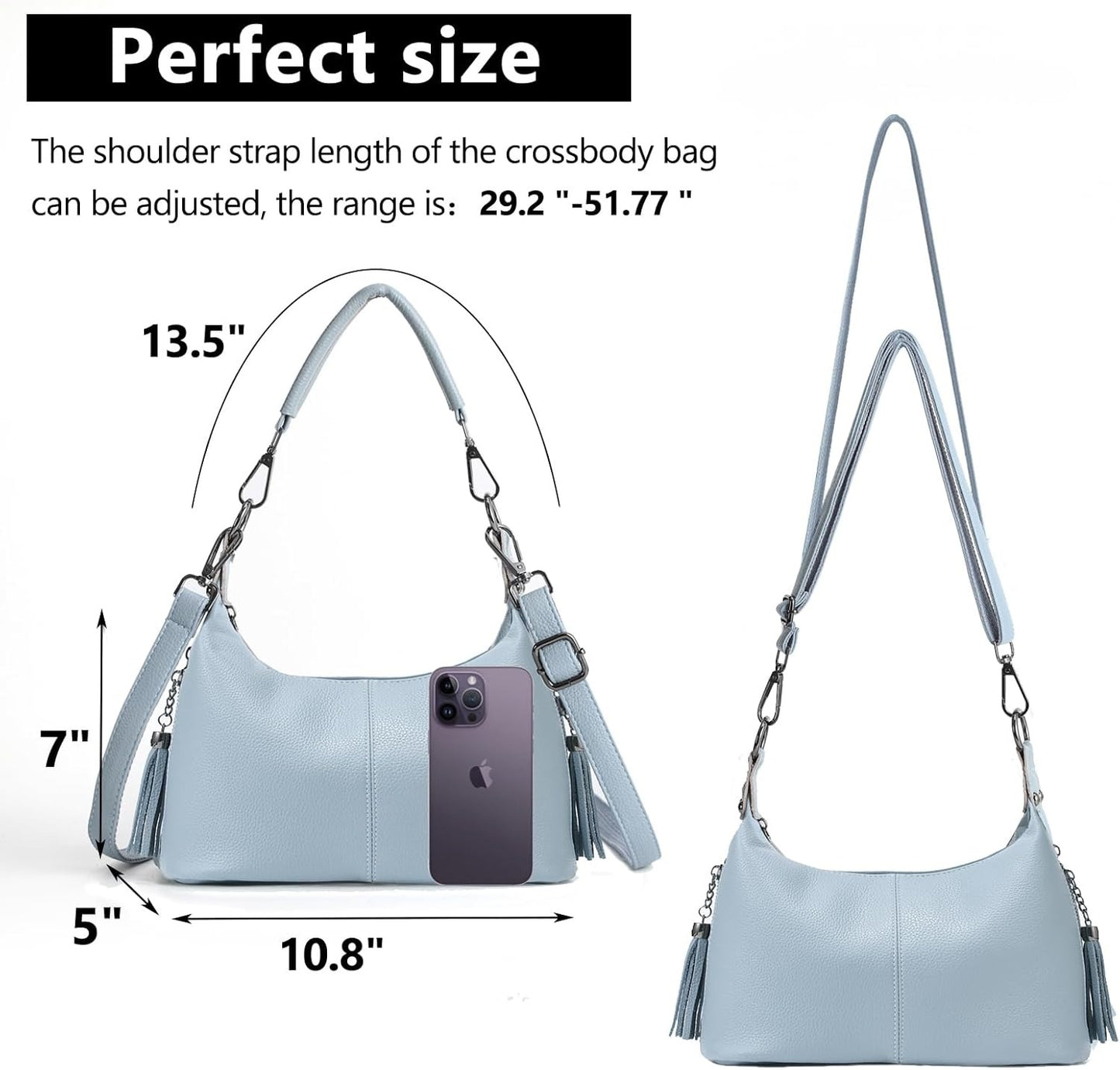 Multi-Style Women’s Purse – 2-in-1 Handbag & Crossbody Bag